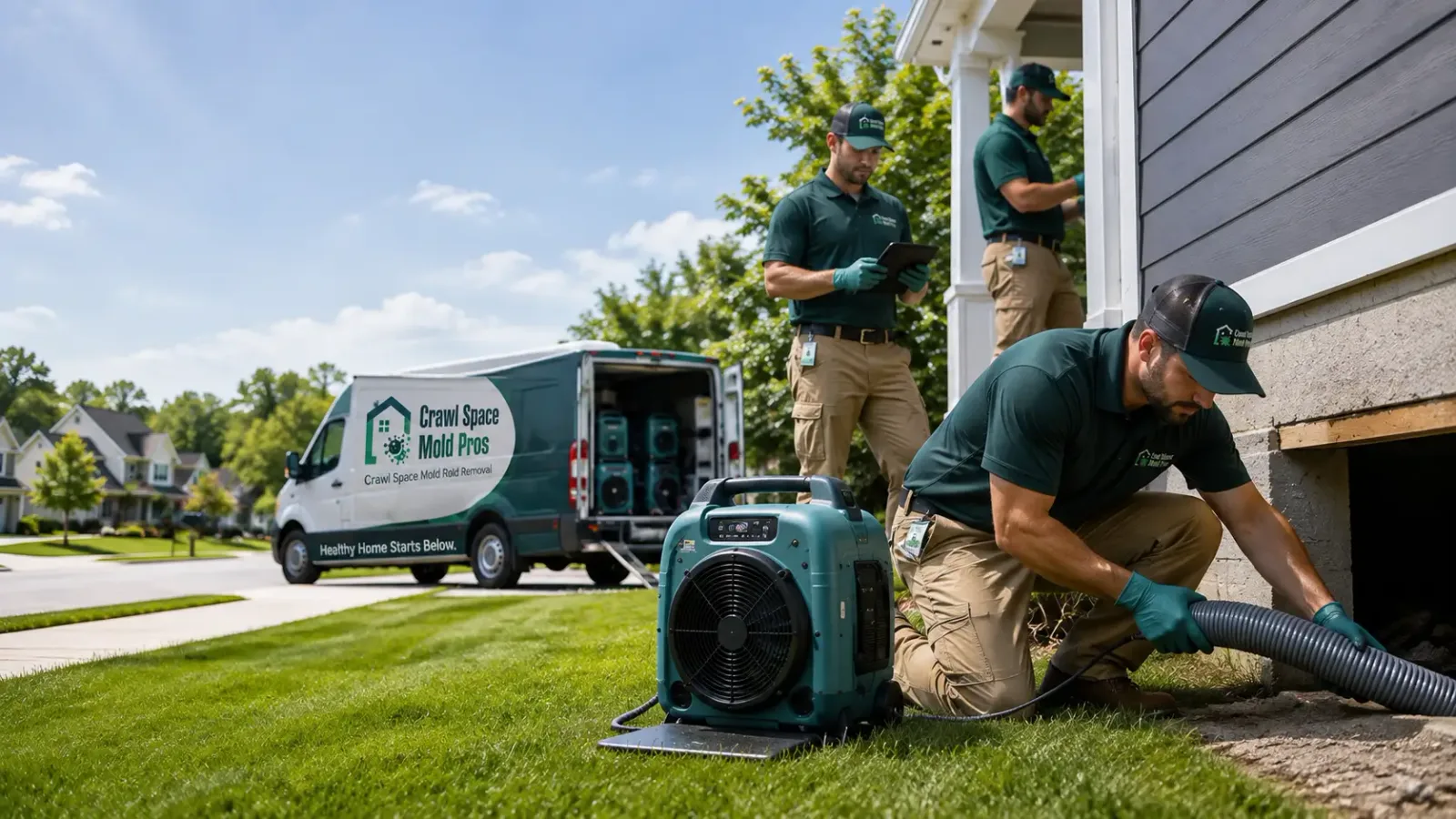Crawl Space Mold Removal in Hughson, CA